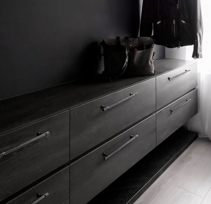Tay nắm hợp kim họa tiết caro kiểu Mỹ ZS6632 | Flexdecor VN | 3