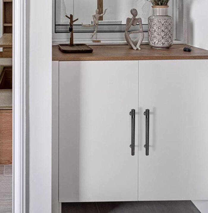 Tay nắm hợp kim họa tiết caro kiểu Mỹ ZS6632 | Flexdecor VN | 4