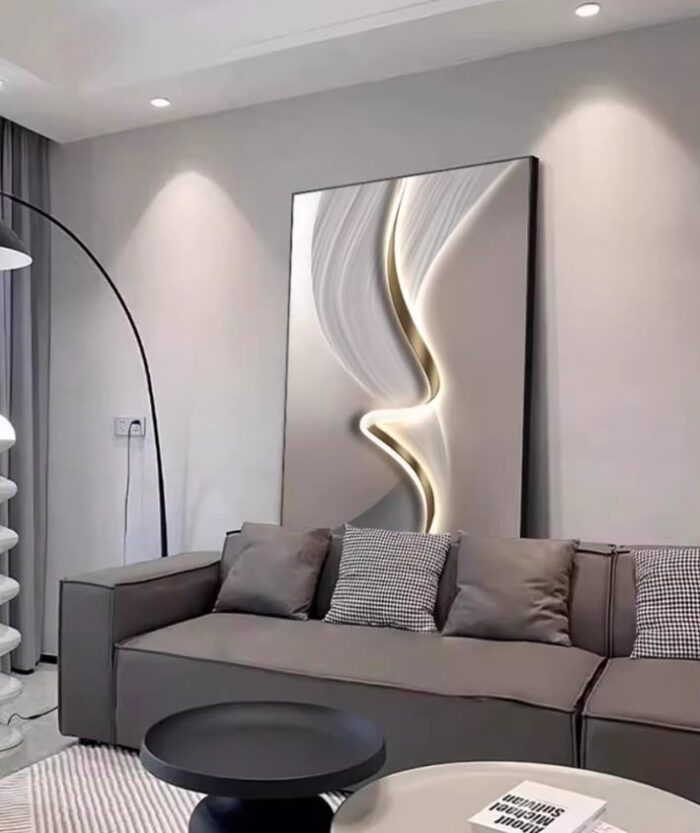 Tranh nghệ thuật trừu tượng decor phòng khách KC7472 | Flexdecor VN | 3
