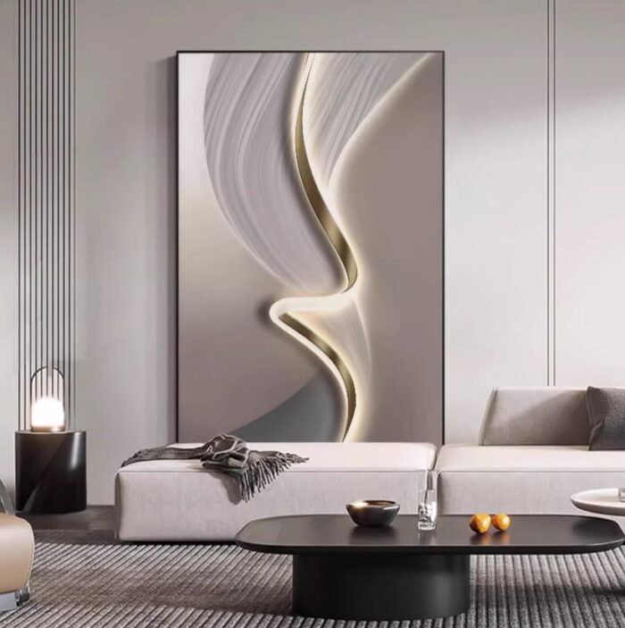 Tranh nghệ thuật trừu tượng decor phòng khách KC7472 | Flexdecor VN | 4