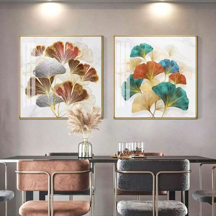 Tranh treo tường lá Ginko hiện đại tối giản KC4058 | Flexdecor VN | 4