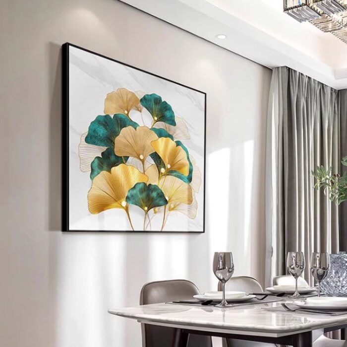 Tranh treo tường lá Ginko phong cách Nhật Bản KC7521 | Flexdecor VN | 3