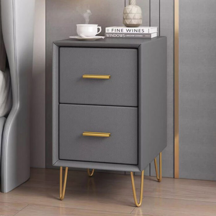 Tủ da decor phòng ngủ hai ngăn sang trọng MSF6683 | Flexdecor VN | 1