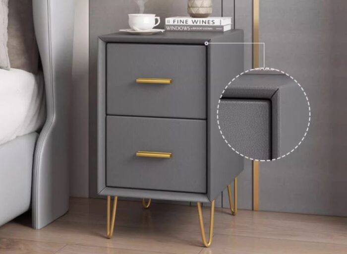 Tủ da decor phòng ngủ hai ngăn sang trọng MSF6683 | Flexdecor VN | 3