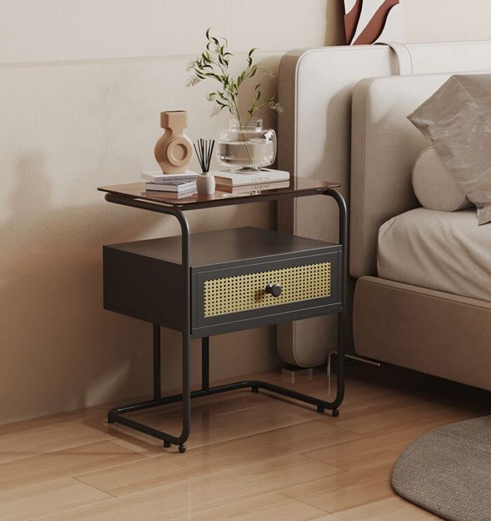 Tủ decor phòng ngủ mặt kính cường lực kiểu Bắc Âu TXJ7470 | Flexdecor VN | 5