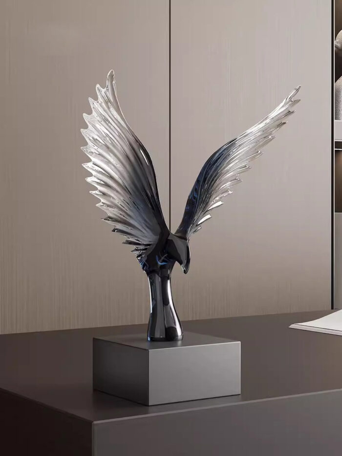 Tượng đôi cánh đại bàng decor phòng khách CX7442 | Flexdecor VN | 4