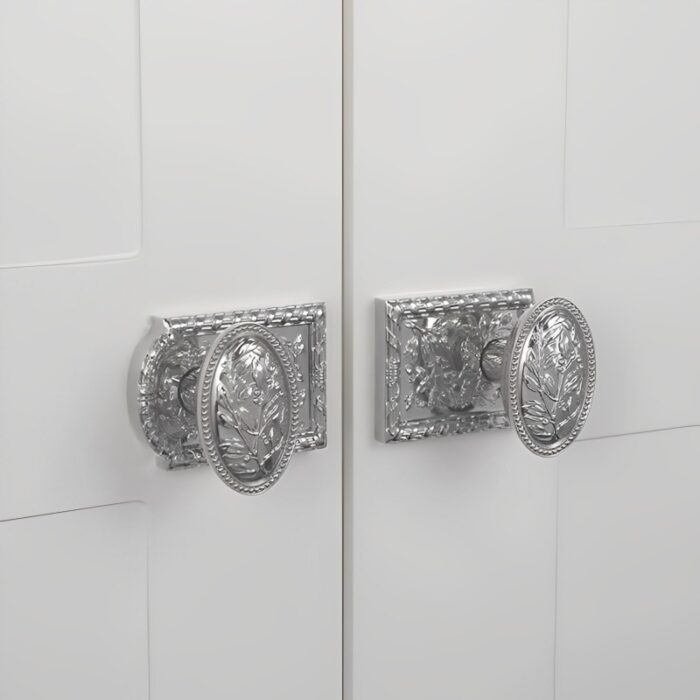 Khóa cửa phân thể bằng đồng họa tiết tinh xảo BT7408 | Flexdecor VN | 1