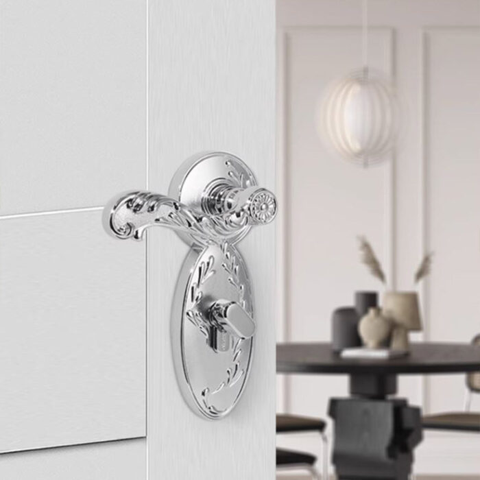 Khóa tay gạt kiểu Pháp mạ Chrome sang trọng BT2386 | Flexdecor VN | 1