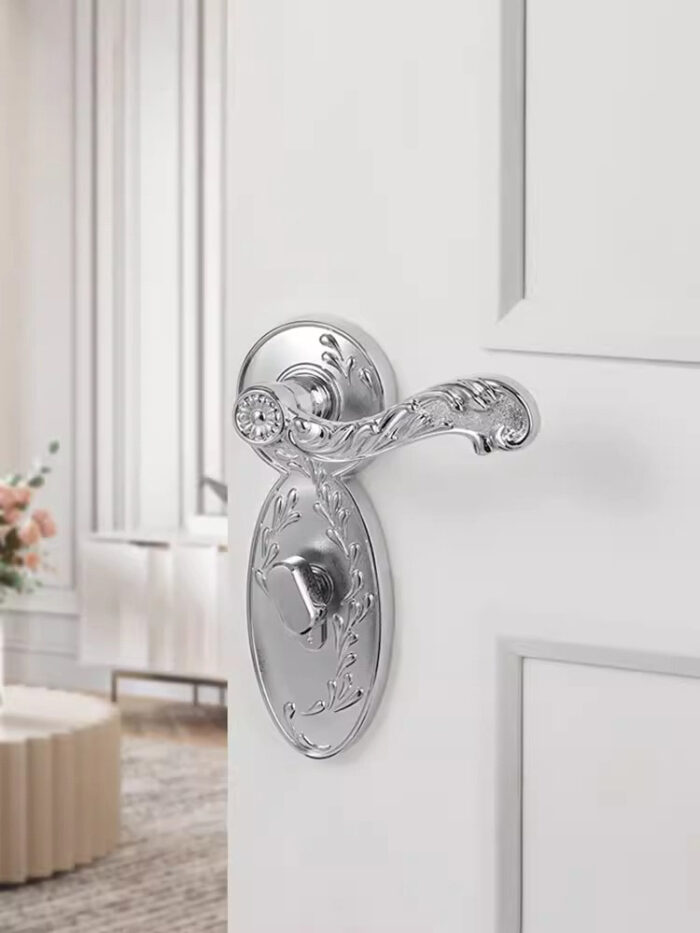 Khóa tay gạt kiểu Pháp mạ Chrome sang trọng BT2386 | Flexdecor VN | 3