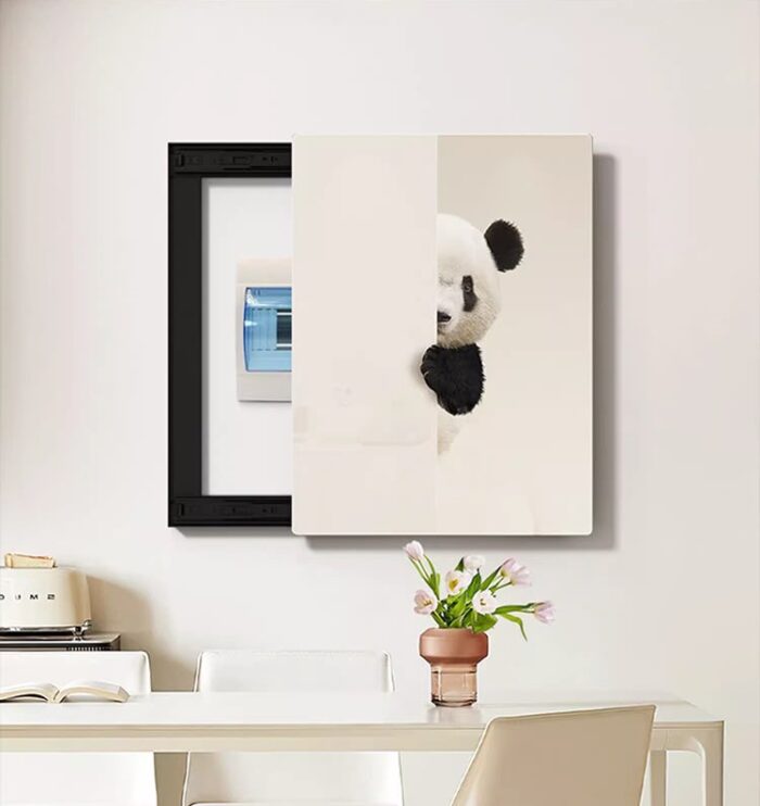 Khung tranh che bảng điện hình động vật đáng yêu HY723 | Flexdecor VN | 3