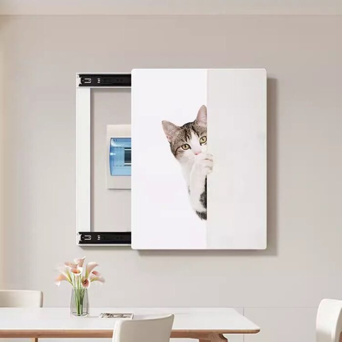 Khung tranh che bảng điện hình động vật đáng yêu HY723 | Flexdecor VN | 1