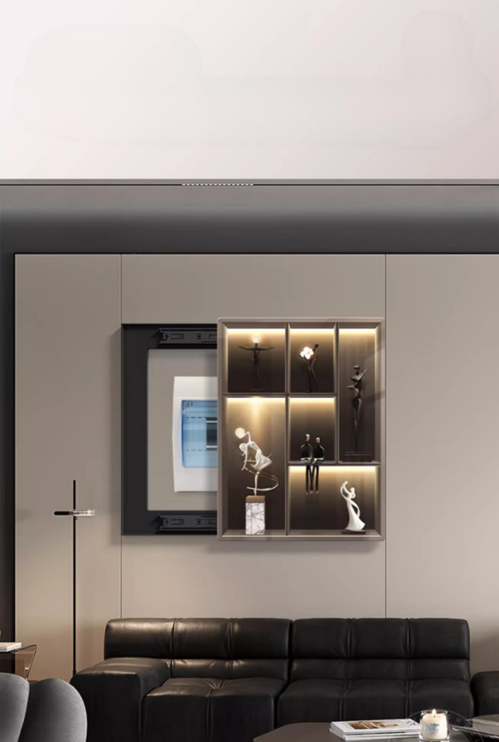 Khung tranh che bảng điện nhân vật trừu tượng HY6325 | Flexdecor VN | 3