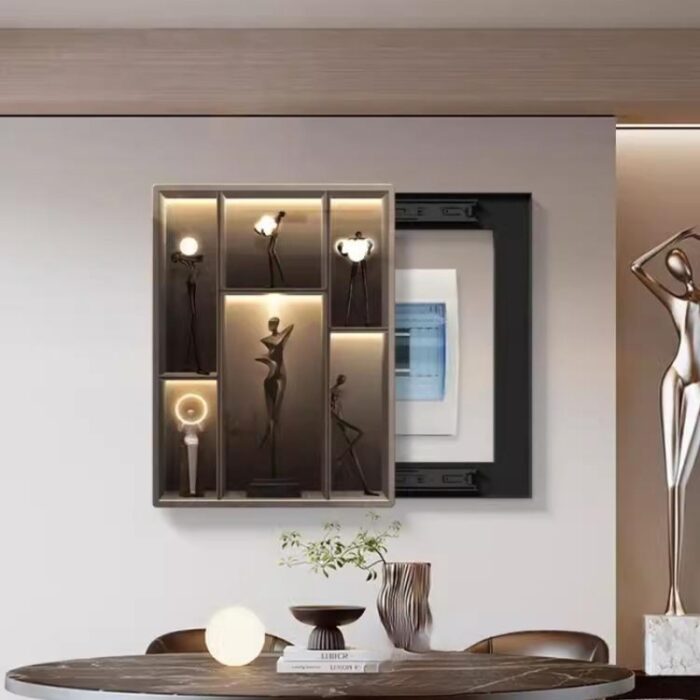 Khung tranh che bảng điện nhân vật trừu tượng HY6325 | Flexdecor VN | 1