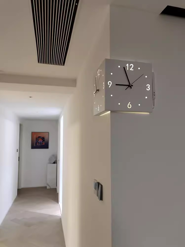 Đồng hồ góc tường hai mặt sáng tạo GQ0303 | Flexdecor VN | 163