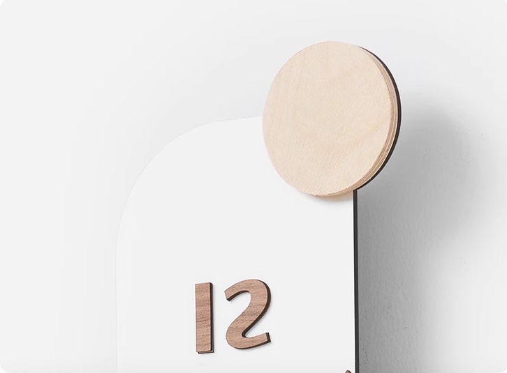 Đồng hồ treo tường decor hình oval độc đáo TY233 | Flexdecor VN | 9
