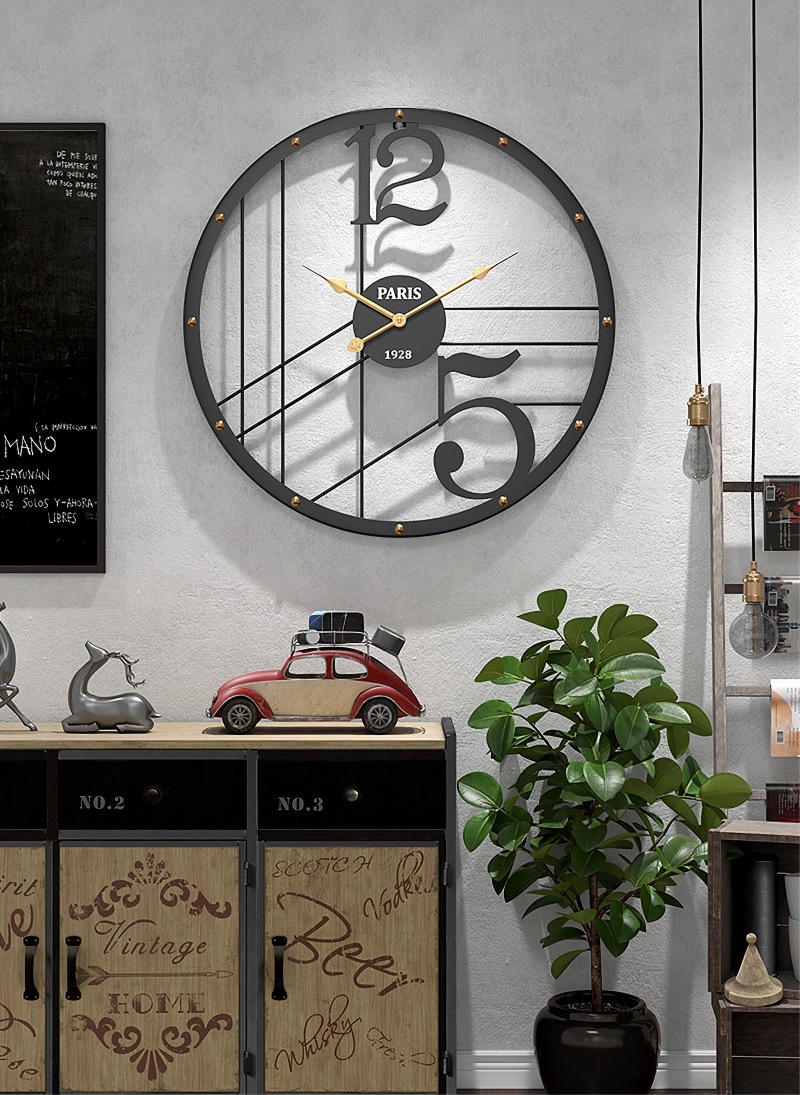 Đồng hồ treo tường sáng tạo decor phòng khách FB6279 | Flexdecor VN | 8