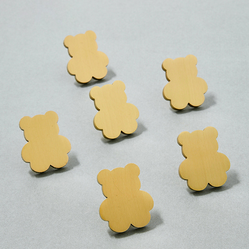 Núm tay nắm tủ decor gấu teddy bằng đồng YPH7679 | Flexdecor VN | 11