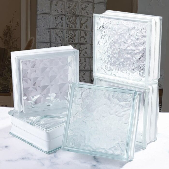 Gạch kính lấy sáng decor tường nhiều loại PCH001 | Flexdecor VN | 2