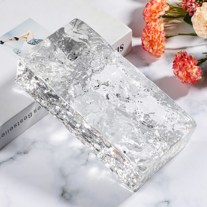 Gạch kính trang trí tường hoa văn gợn sóng HK1210 | Flexdecor VN | 2