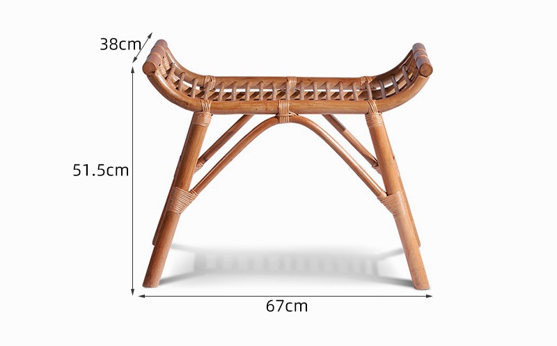 Bàn cà phê mây tre đan phong cách Nhật Bản FH1682