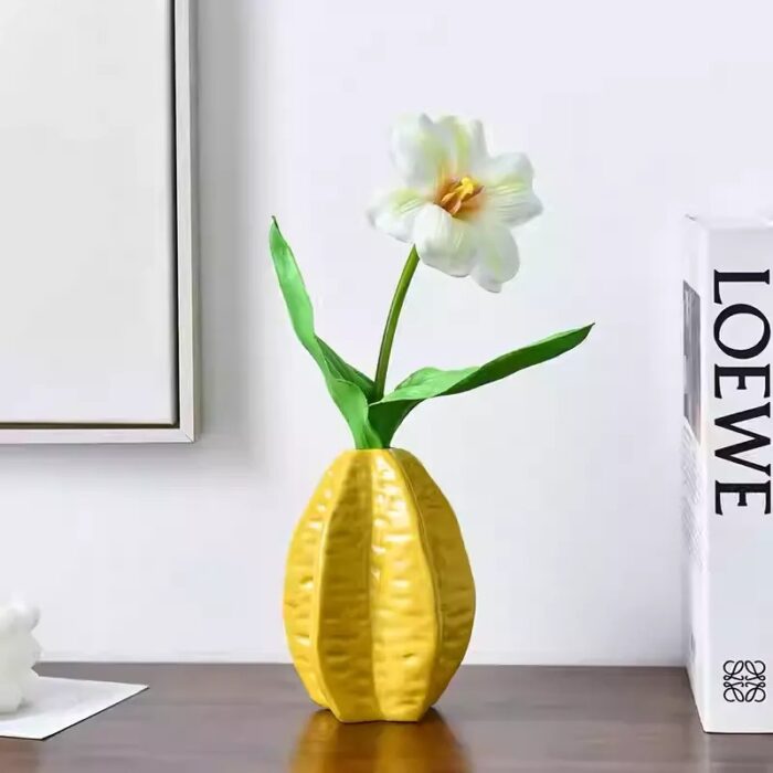 Bình hoa gốm sứ decor hình quả khế BJ1371 | Flexdecor VN | 2