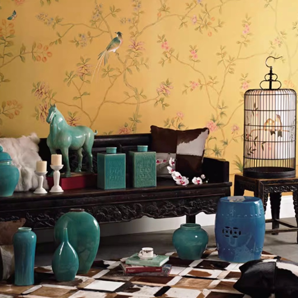 Đôn trang trí gốm sứ decor nhiều màu OJ403 | Flexdecor VN | 10