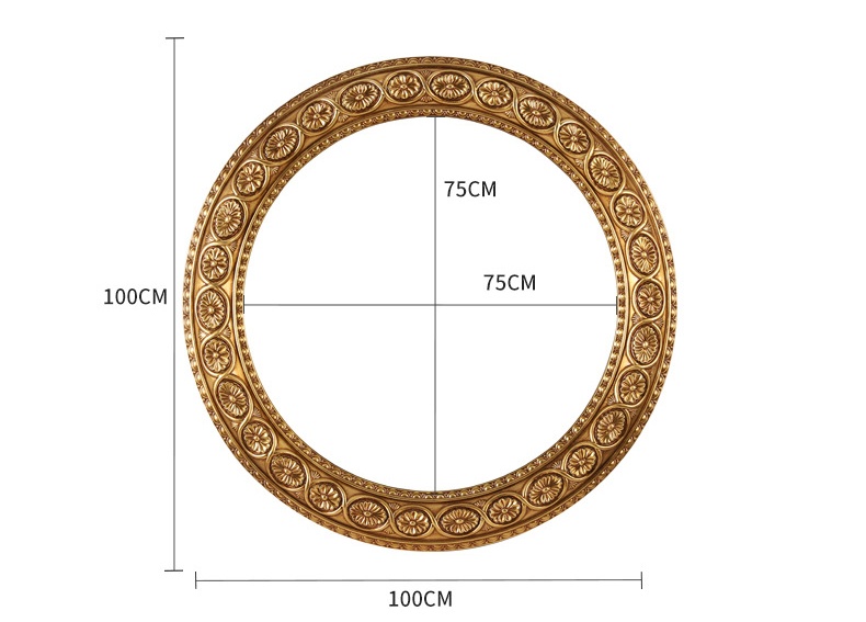 Gương tròn treo tường châu Âu cổ điển YCA7284 | Flexdecor VN | 25 Gương tròn treo tường châu Âu cổ điển YCA7284 | Flexdecor VN | 24
