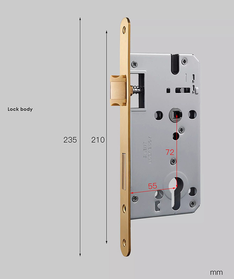 Khóa tay gạt bằng đồng decor không gian ấn tượng GT708 | Flexdecor VN | 28