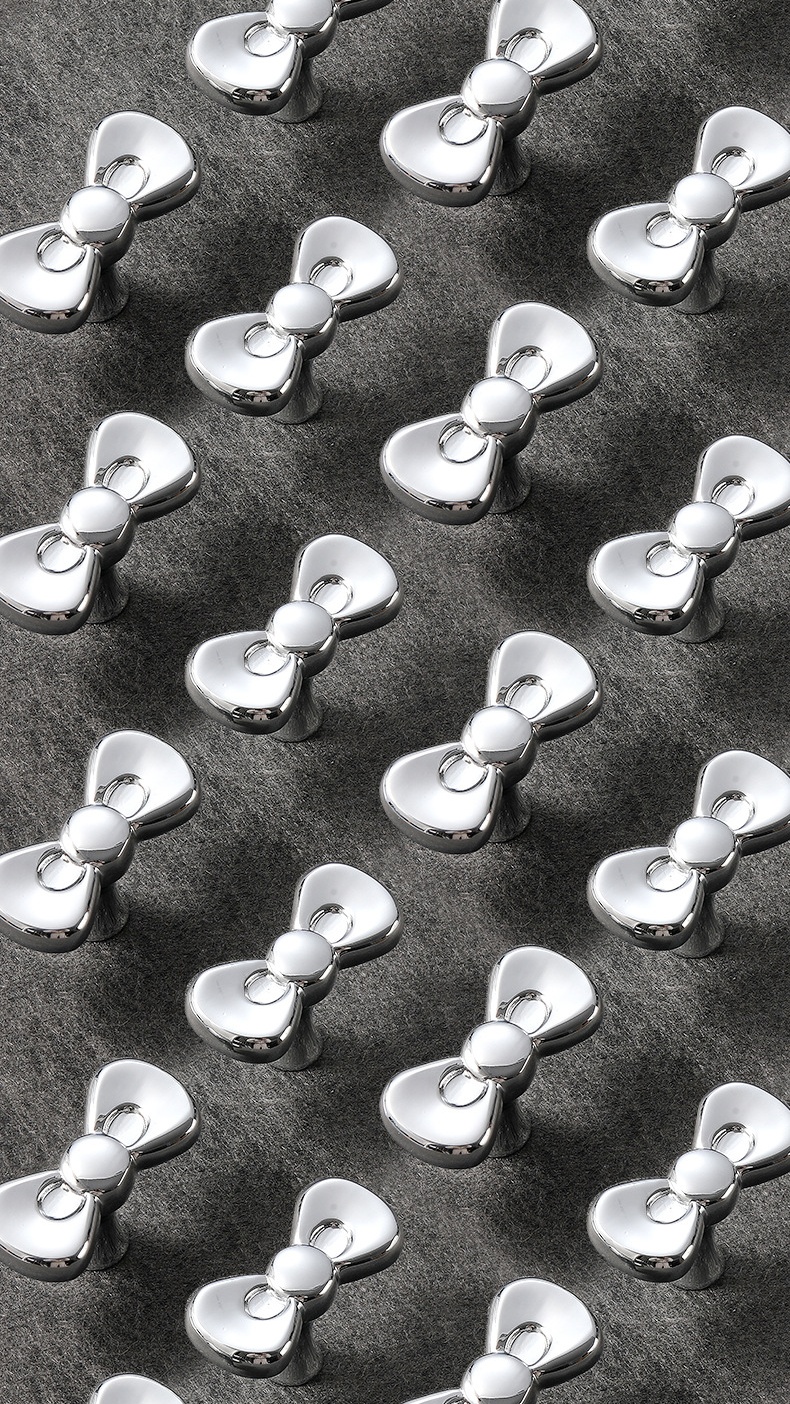 Núm tay nắm tủ đồng thau decor hình chiếc nơ NS5571 | Flexdecor VN | 12