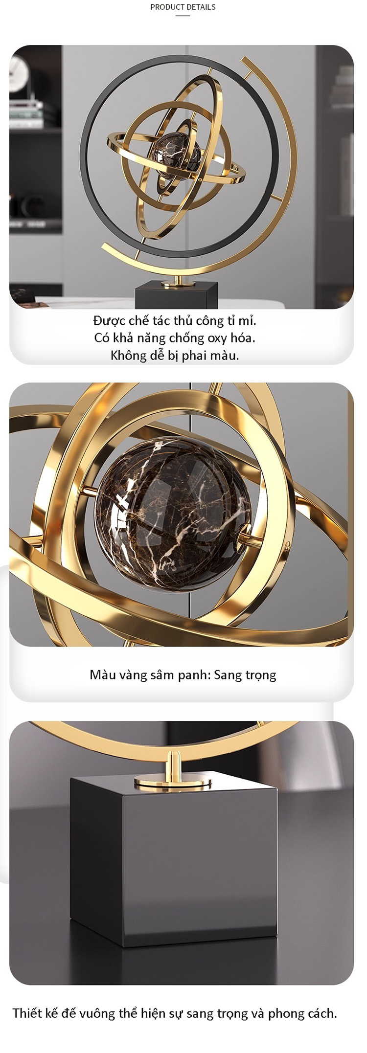 Tinh cầu bằng đá cẩm thạch xoay 360 decor không gian OL599 | Flexdecor VN | 18 Tinh cầu bằng đá cẩm thạch xoay 360 decor không gian OL599 | Flexdecor VN | 17