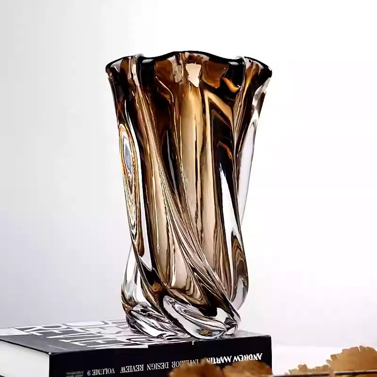 Bình cắm hoa thủy tinh màu hổ phách cao cấp HL921 | Flexdecor VN | 11 Bình cắm hoa thủy tinh màu hổ phách cao cấp HL921 | Flexdecor VN | 10