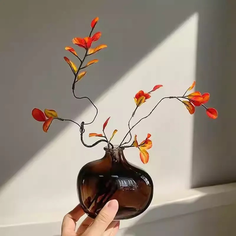 Bình hoa thủy tinh phong cách mùa thu Bắc Âu XM372 | Flexdecor VN | 14