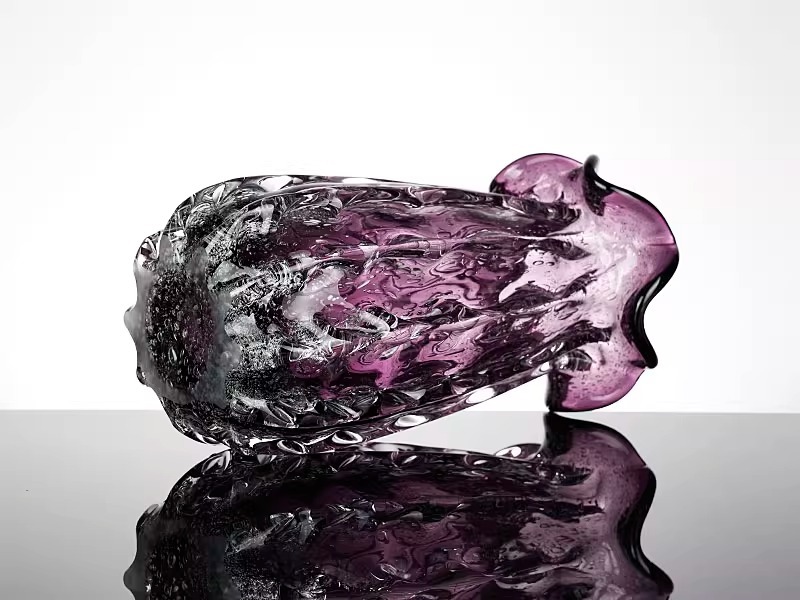 Bình thủy tinh cánh hoa Ruffled Violet HL008 | Flexdecor VN | 27 Bình thủy tinh cánh hoa Ruffled Violet HL008 | Flexdecor VN | 26