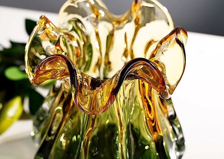 Bình thủy tinh gợn sóng Ombre nghệ thuật HL9211 | Flexdecor VN | 20