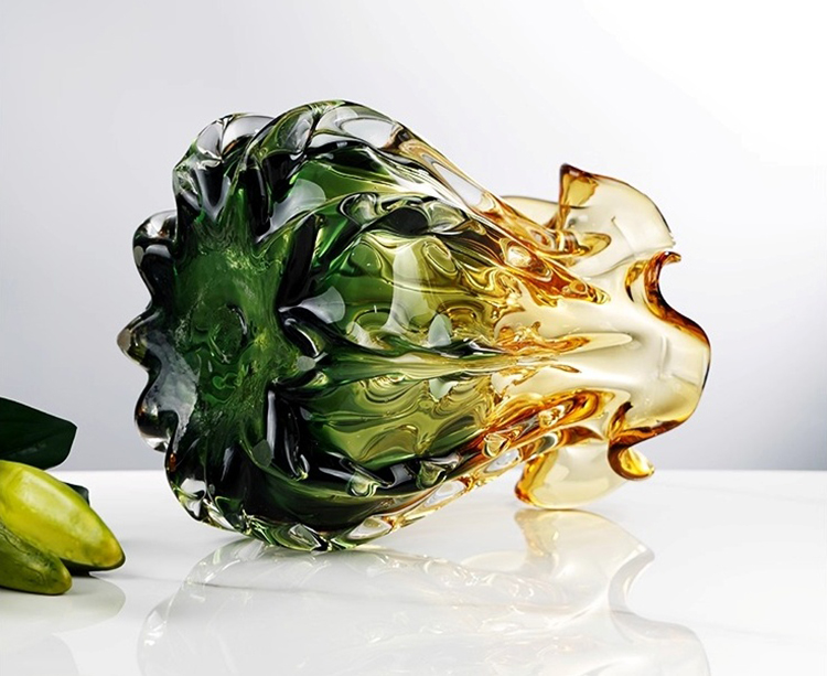 Bình thủy tinh gợn sóng Ombre nghệ thuật HL9211 | Flexdecor VN | 22