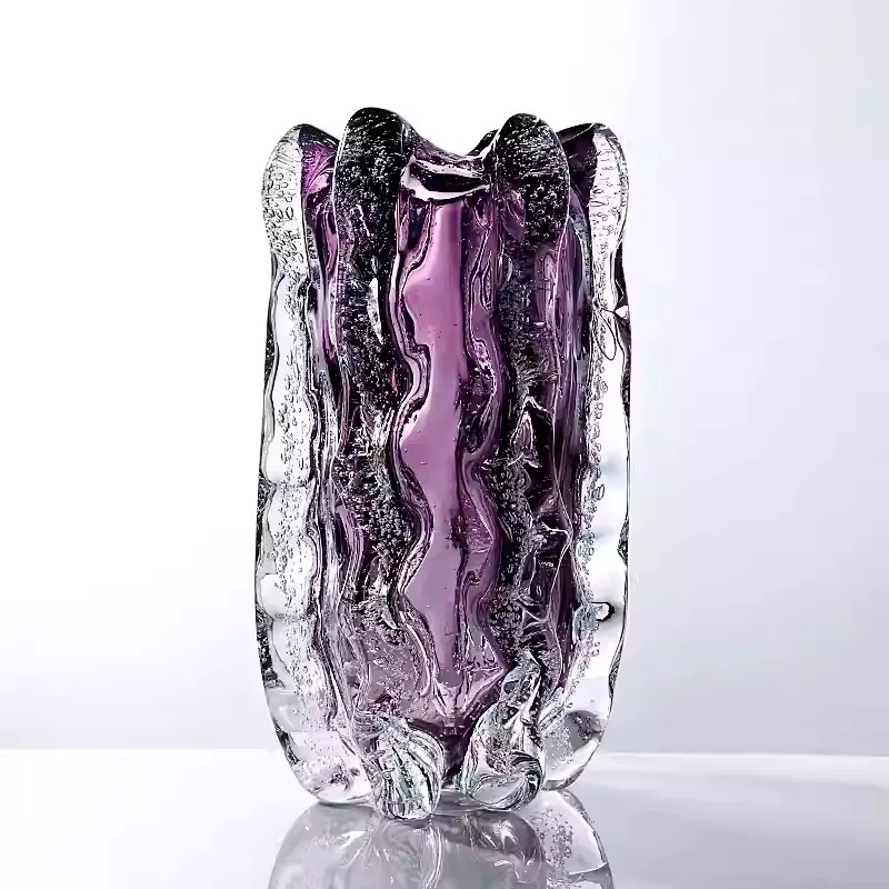 Bình thủy tinh sóng thạch anh tím nghệ thuật HL2955 | Flexdecor VN | 11 Bình thủy tinh sóng thạch anh tím nghệ thuật HL2955 | Flexdecor VN | 10