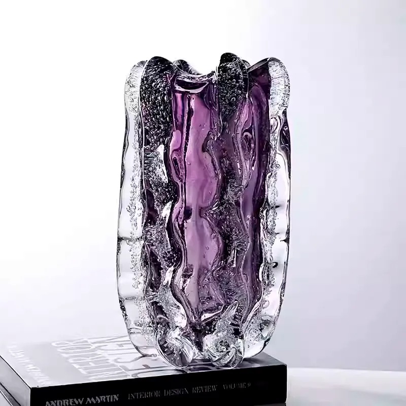 Bình thủy tinh sóng thạch anh tím nghệ thuật HL2955 | Flexdecor VN | 9 Bình thủy tinh sóng thạch anh tím nghệ thuật HL2955 | Flexdecor VN | 8