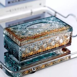 Hộp đựng khăn giấy bằng thủy tinh cao cấp HL411