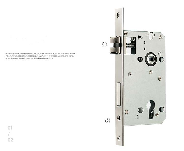 Khóa cửa tay gạt màu bạc kiểu Bắc Âu sáng tạo BAGB958 | Flexdecor VN | 21 Khóa cửa tay gạt màu bạc kiểu Bắc Âu sáng tạo BAGB958 | Flexdecor VN | 20