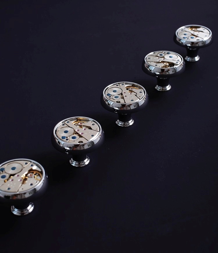 Núm tay nắm tủ đồng cơ khí Vintage Clockwork JYJ08 | Flexdecor VN | 9