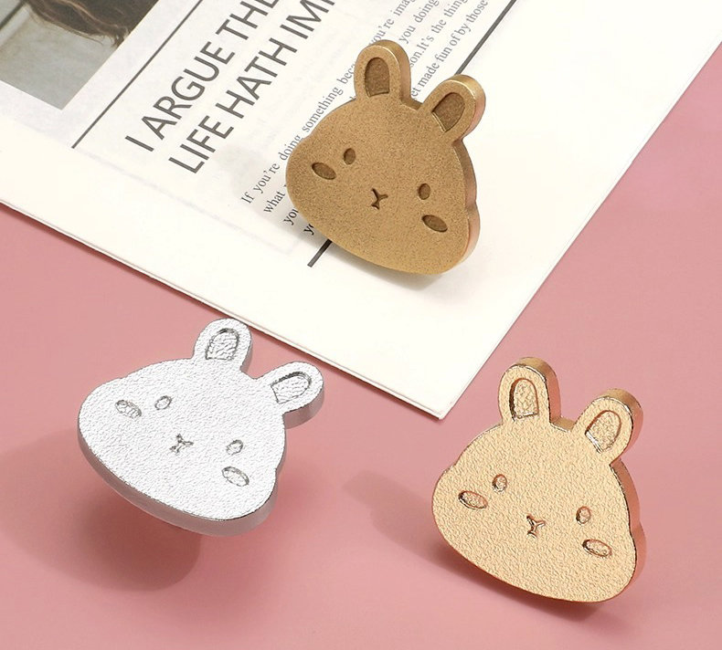 Núm tay nắm tủ đồng hình chú thỏ đáng yêu TKT019 | Flexdecor VN | 109