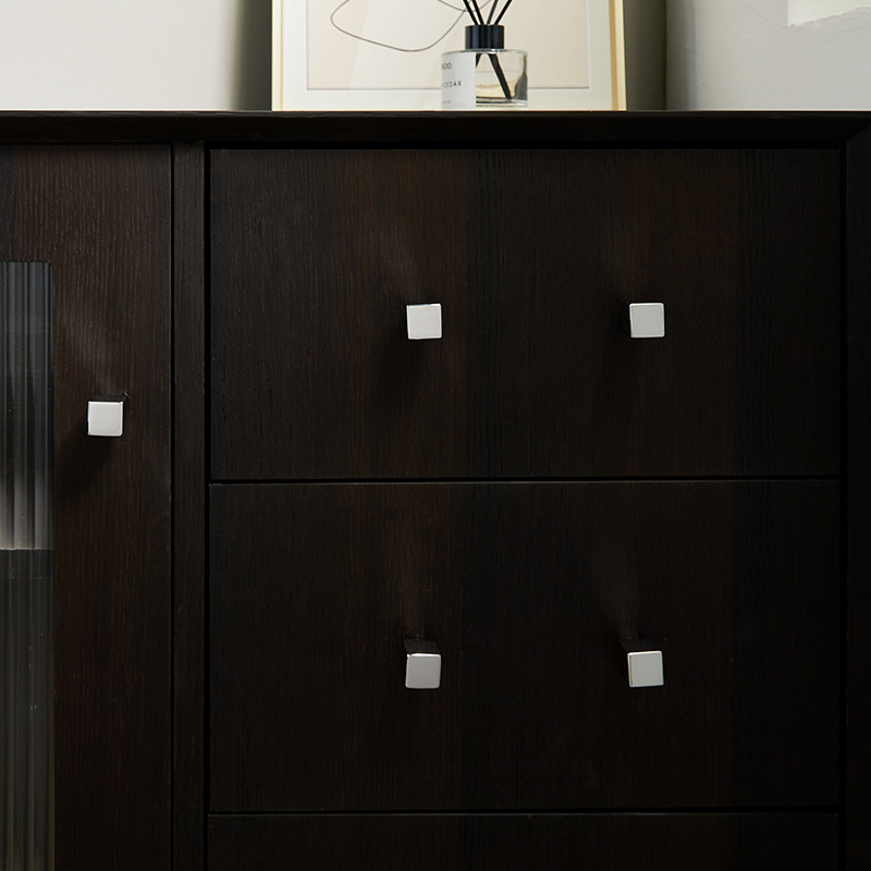 Núm tay nắm tủ đồng hình lập phương màu bạc KPA800 | Flexdecor VN | 81