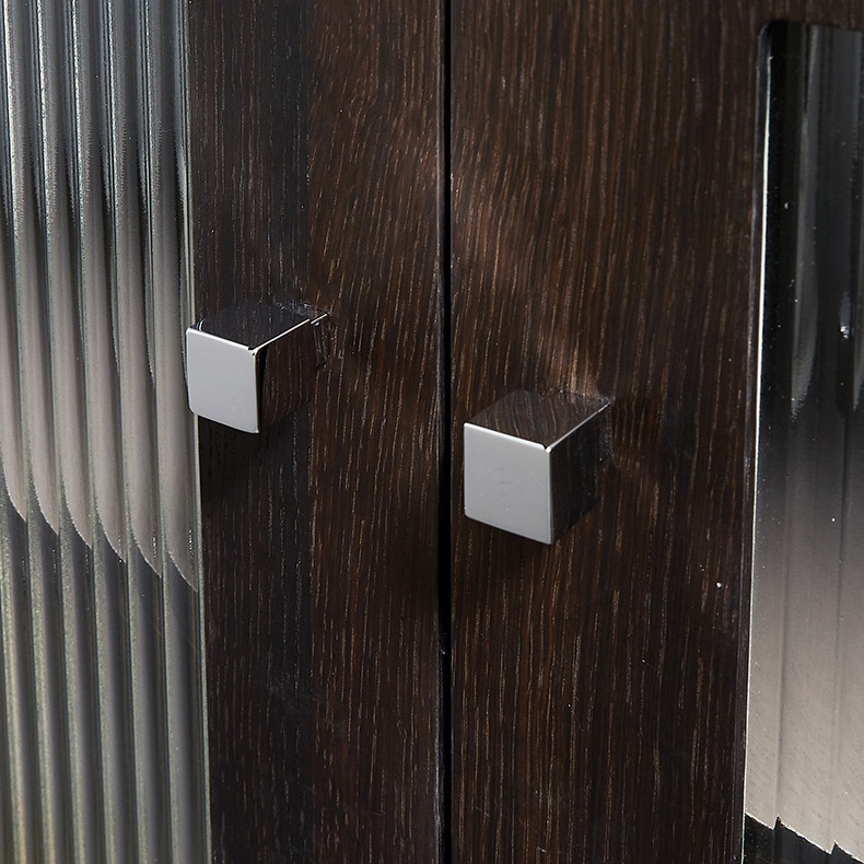 Núm tay nắm tủ đồng hình lập phương màu bạc KPA800 | Flexdecor VN | 85