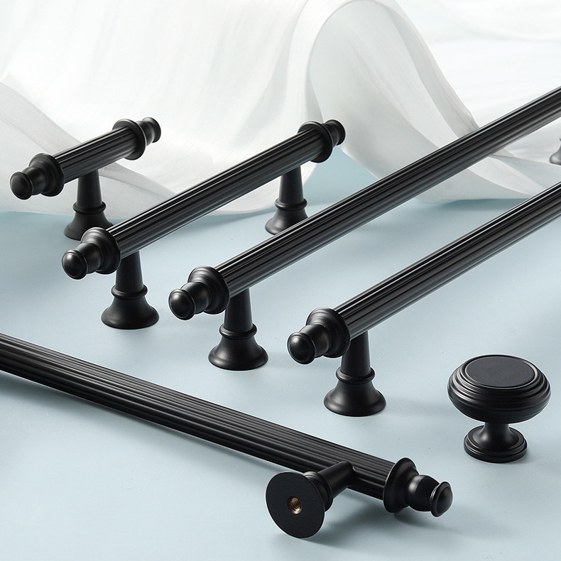 Tay nắm tủ đồng đen thân sọc kiểu Âu NS5496BL | Flexdecor VN | 13 Tay nắm tủ đồng đen thân sọc kiểu Âu NS5496BL | Flexdecor VN | 12