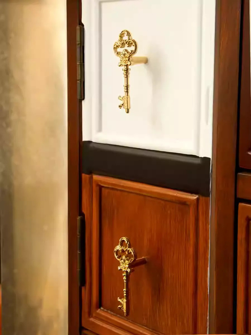 Tay nắm tủ đồng hình chìa khóa nghệ thuật Bắc Âu GT2322 | Flexdecor VN | 26