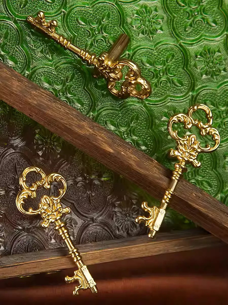 Tay nắm tủ đồng hình chìa khóa nghệ thuật Bắc Âu GT2322 | Flexdecor VN | 12