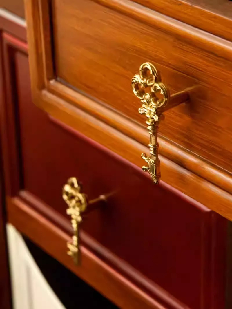 Tay nắm tủ đồng hình chìa khóa nghệ thuật Bắc Âu GT2322 | Flexdecor VN | 20