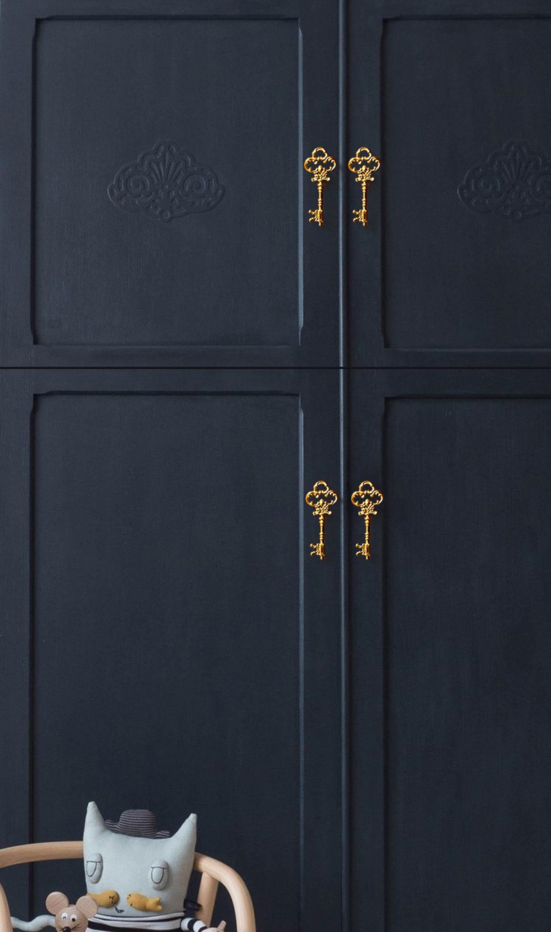 Tay nắm tủ đồng hình chìa khóa nghệ thuật Bắc Âu GT2322 | Flexdecor VN | 18