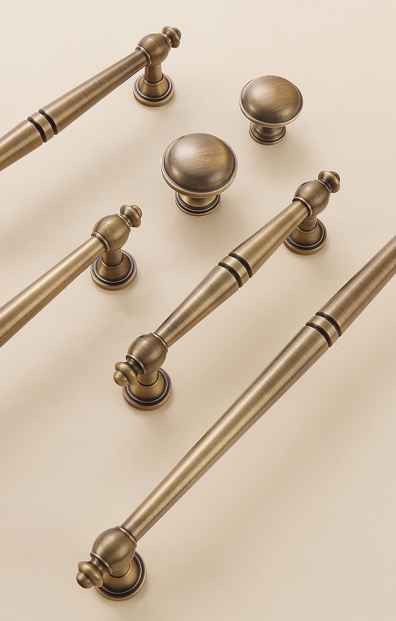 Tay nắm tủ đồng thau châu Âu Vintage NS5397CA | Flexdecor VN | 8 Tay nắm tủ đồng thau châu Âu Vintage NS5397CA | Flexdecor VN | 7