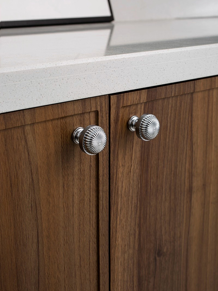 Tay nắm tủ đồng thau màu bạc Retro Bắc Âu JYJ50 | Flexdecor VN | 19